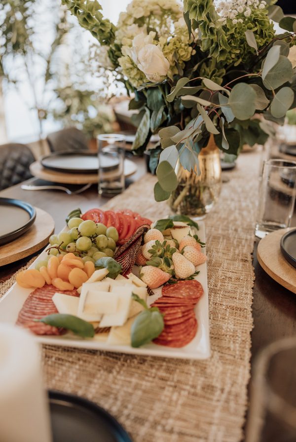 charcutterie on a table